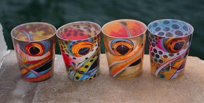 DeYoung Trout Face Rocks Glasses DeYoung Trout Face Rocks Glasses