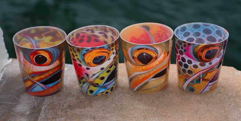 DeYoung Trout Face Rocks Glasses 