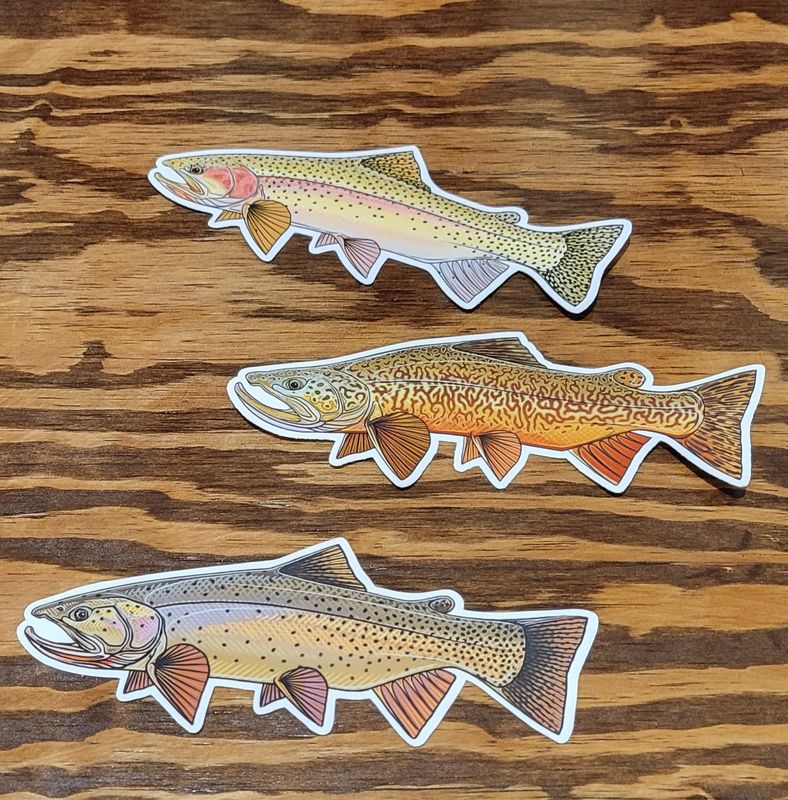Casey Underwood Fish Stickers