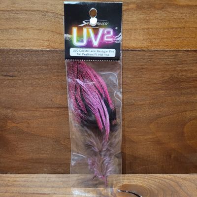 Hareline UV2 Coq De Leon Fire Tail Feathers