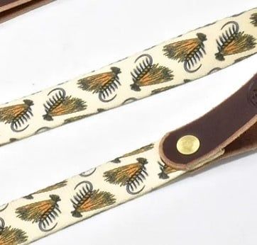 Whiskey Adjustable Length Print Dog Leashes