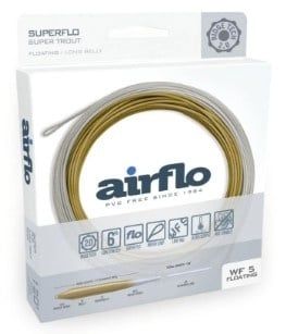 Airflo Superflo Ridge Tech 2.0 Super Trout Taper, Color: - Camo Olive/Driftwood, Size: WF5F