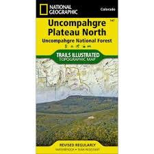 National Geographic Maps Uncompahgre Plateau - North #147 National Geographic Maps Uncompahgre Plateau - North #147