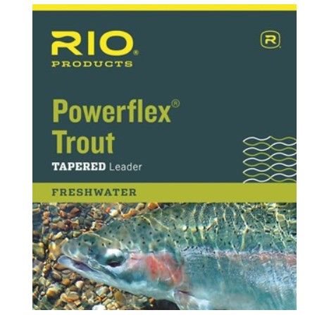 Rio Powerflex Leaders - 9FT, Size: 6X