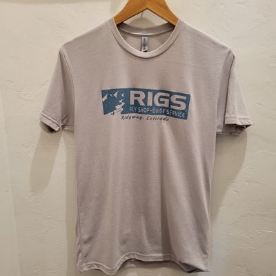 RIGS Logo Sueded Short Sleeve Crew