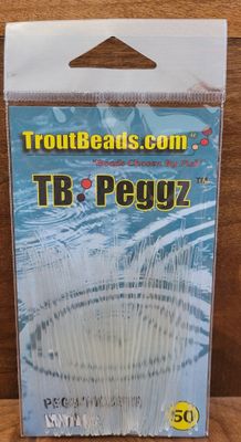 Troutbeads PEGGS - Clear Troutbeads PEGGS - Clear