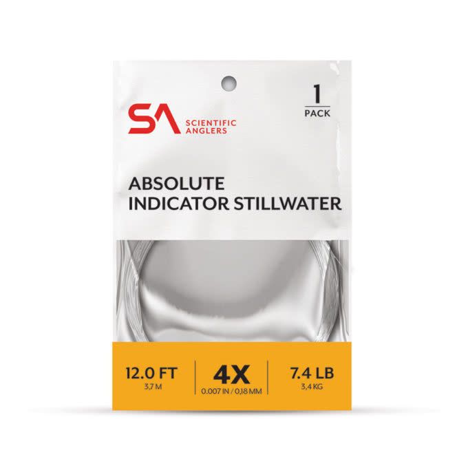 SA Absolute Indicators/Stillwater Leader - 12ft  3X