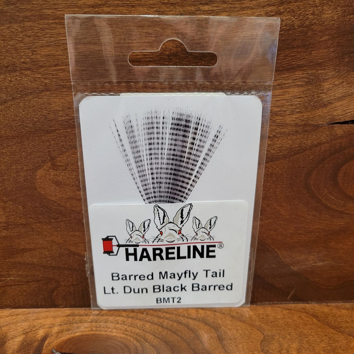 Barred Mayfly Tail - Light Dun Black Barred