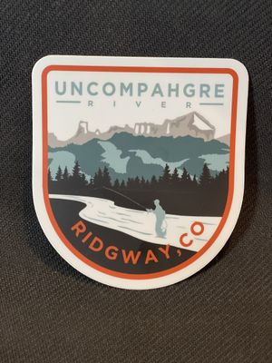 Dead Drift Uncompahgre River Sticker