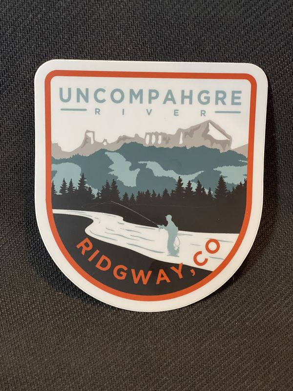 Dead Drift Uncompahgre River Sticker