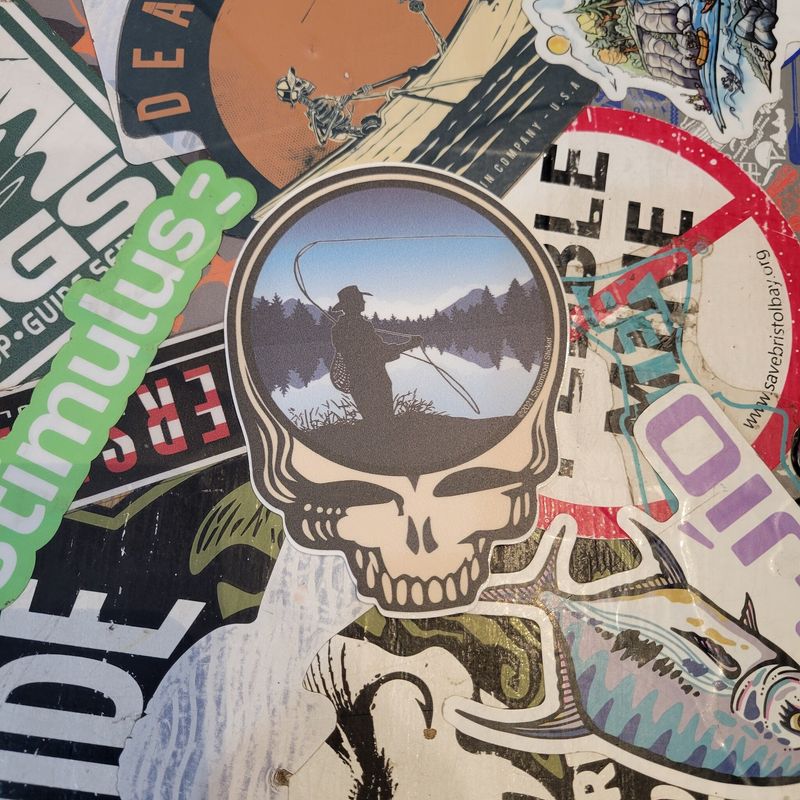 Steal Your Face Fly Fishing Sticker