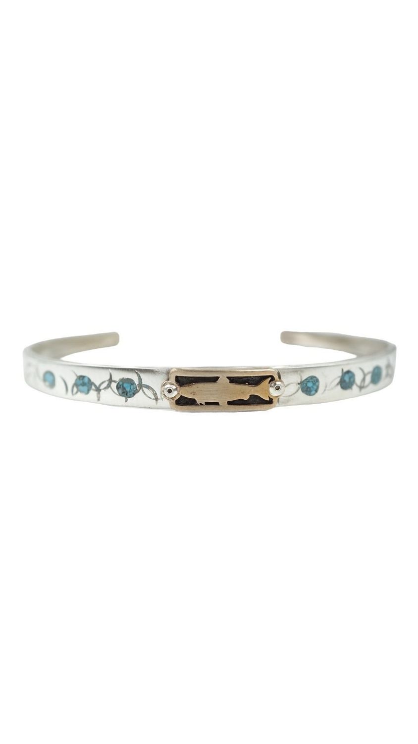 Sight Line Forged Silver - Trout 2.0 Tapered With Turquoise Inlay