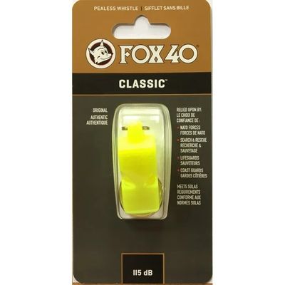 NRS Fox 40 Safety Whistle Neon Yellow