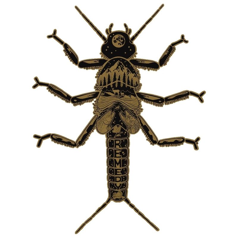Nate Karnes Golden Stonefly Decal Nate Karnes Golden Stonefly Decal
