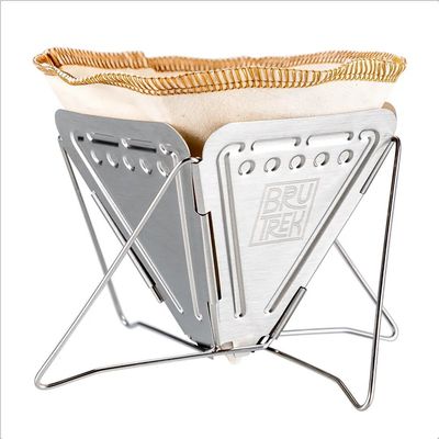 BurTrek Pour Over With 2ct Reusable Coffee Sock