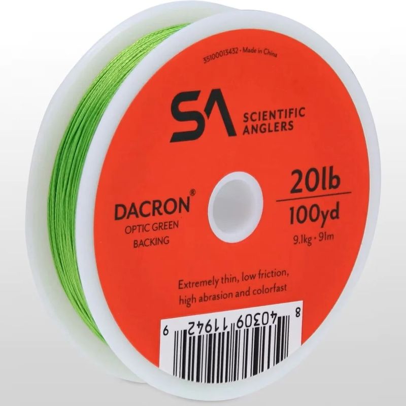 SA Dacron Backing 30lb 250 TD - Optic Green