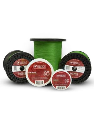 SA Dacron Backing 30lb 250 TD - Optic Green