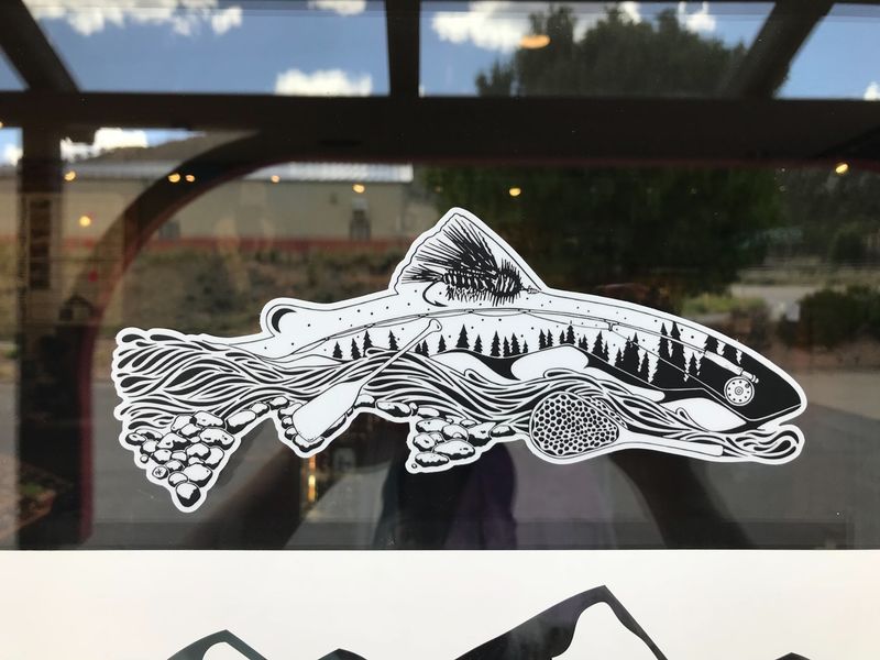 Nate Karnes Sticker-The Remedy-Elements of Fly Fishing Decal