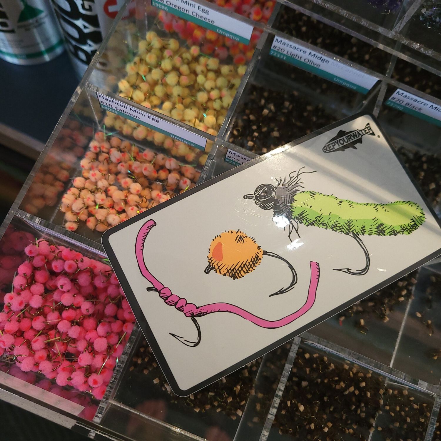 RepYourWater Trash Flies Sticker