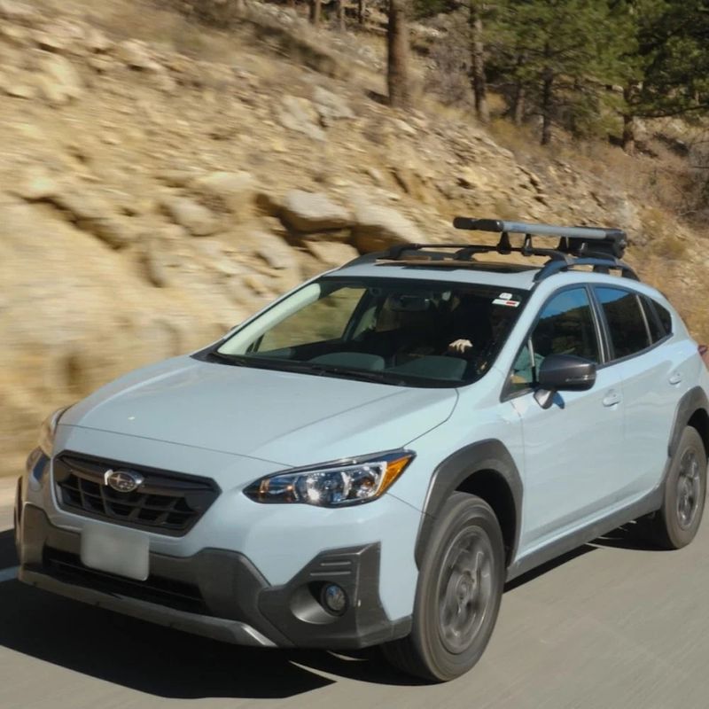 Riversmith ShortCut River Quiver With truck-Bed Mount 2-Banger - Silver 60"-68"