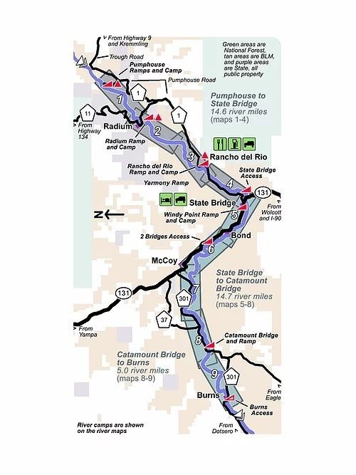Colorado River Troutmap - Pumphouse to Dotsero Combo