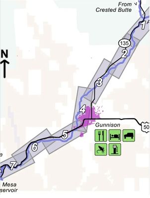 Gunnison - Almont to Blue Mesa Reservoir