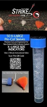 New Zealand Strike Indicator Pre-Cut Sleeves - XL New Zealand Strike Indicator Pre-Cut Sleeves - XL