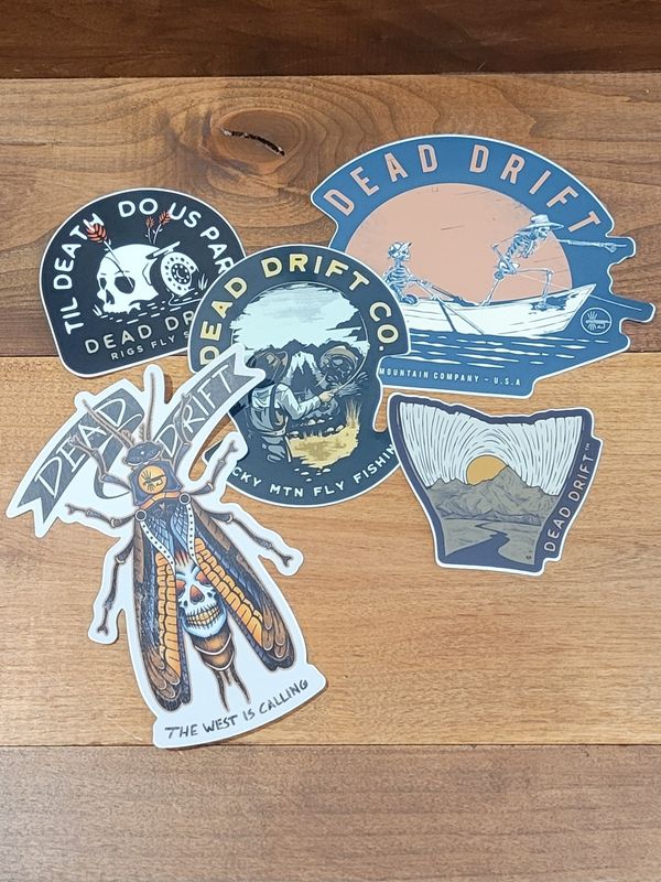 Dead Drift Tailwater Sticker