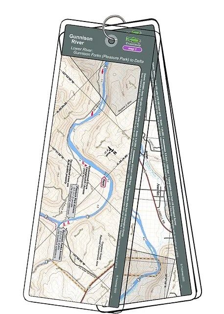 Gunnison River Troutmap - Lower River Gunnison Forks (Pleasure Park ) to Delta