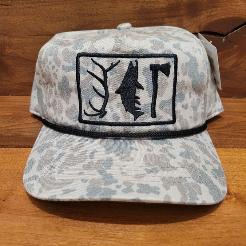 RepYourWater 5 Panel Unstructured - Hunt Fish Camp Hat
