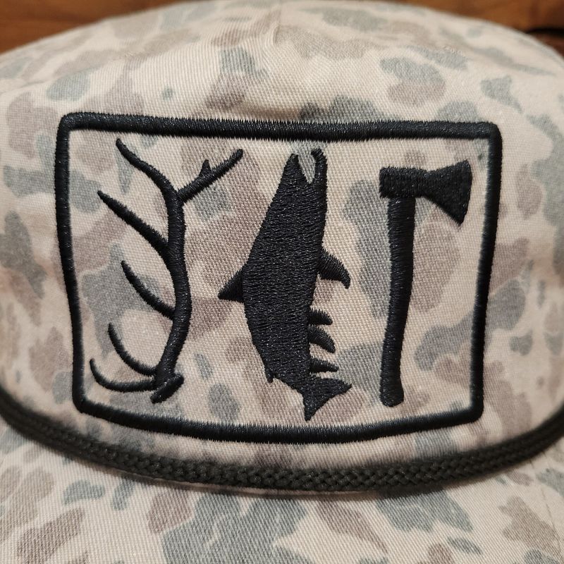 RepYourWater 5 Panel Unstructured - Hunt Fish Camp Hat