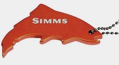 Simms Thirsty Trout Keychain - Orange