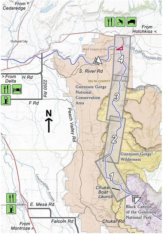 Gunnison Gorge NCA - Chukar to Gunnison Forks (Pleasure Park)