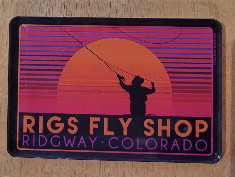 RIGS Fly Shop Fly Fisher Magnet