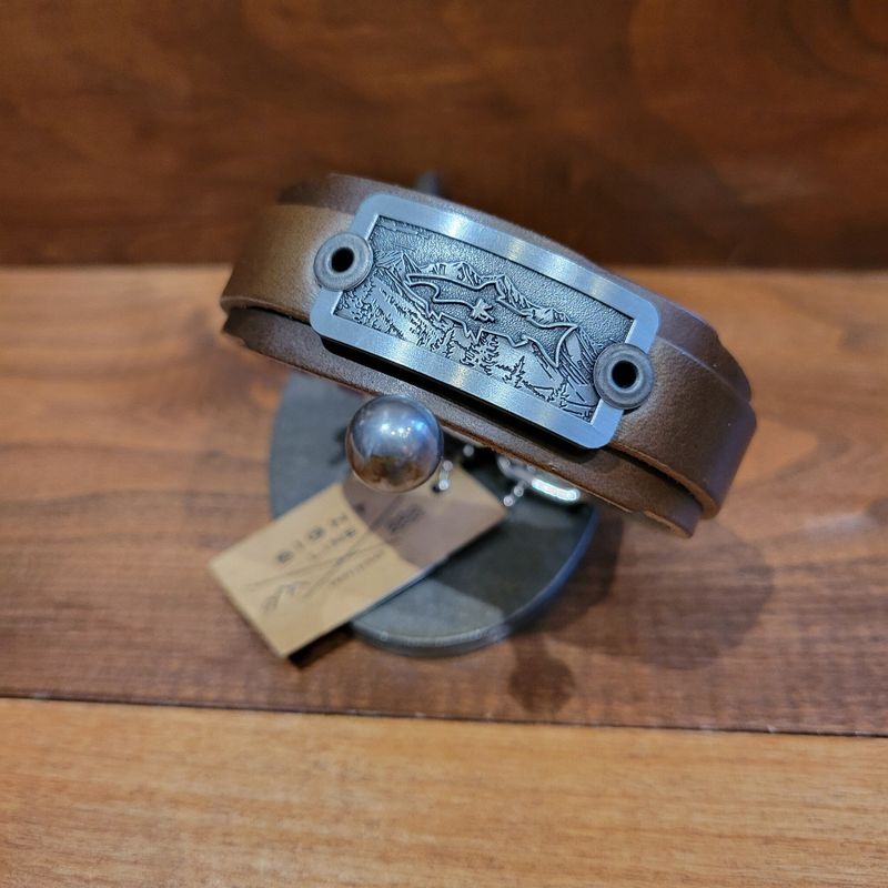 Sight Line Textured Tectonic Rush Cast Bracelet - Skinny