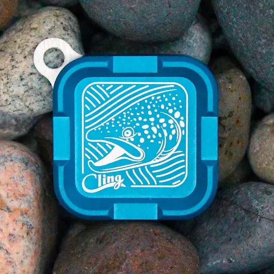 Cling Mag Grab Mini, Color: - Brown Trout, Size: Blue