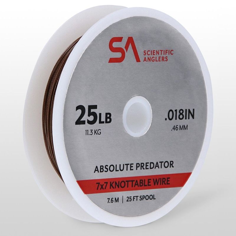 SA Absolute Predator 7x7 Knottable Wire 25LB - 25ft