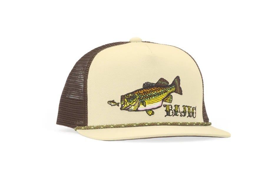 Bajio Flat Brimmed Trucker, Color: - Largemouth