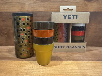 Scaly Designs - Yeti Shot Glasses and Carrying Case Scaly Designs - Yeti Shot Glasses and Carrying Case