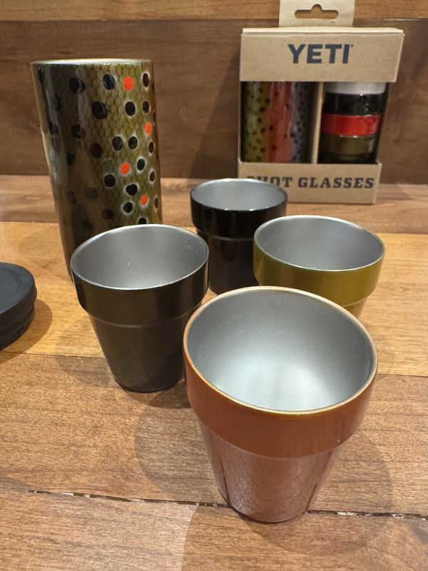 Scaly Designs - Yeti Shot Glasses and Carrying Case