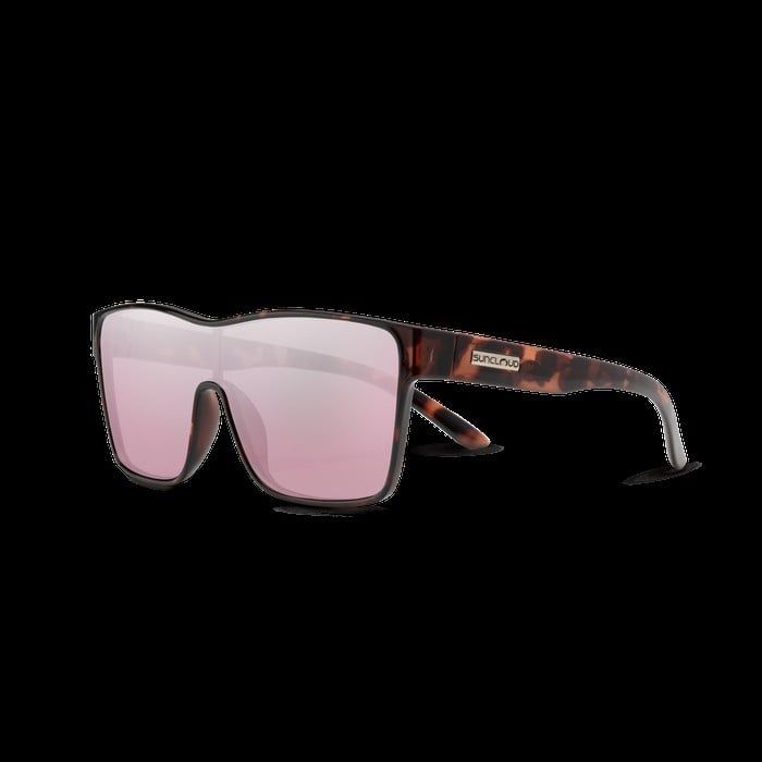 Suncloud Biff, Color: - Tortoise Polarized Pink Gold Mirror Lens