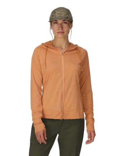 RIGS Logo Simms Women's Solarflex Hoody Full-Zip 