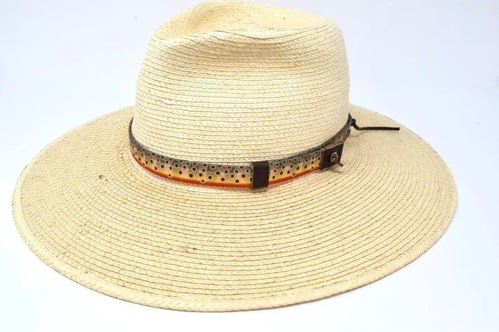 Whiskey Leatherworks Fish & Upland Print Hatbands , Color: - Cutthroat Trout