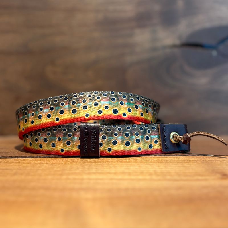 Whiskey Leatherworks Hatbands Fish & Upland Print Whiskey Leatherworks Hatbands Fish & Upland Print
