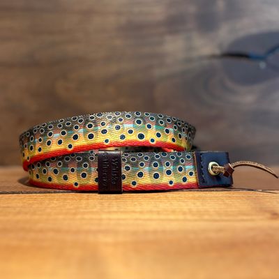 Whiskey Leatherworks Hatbands Fish & Upland Print 