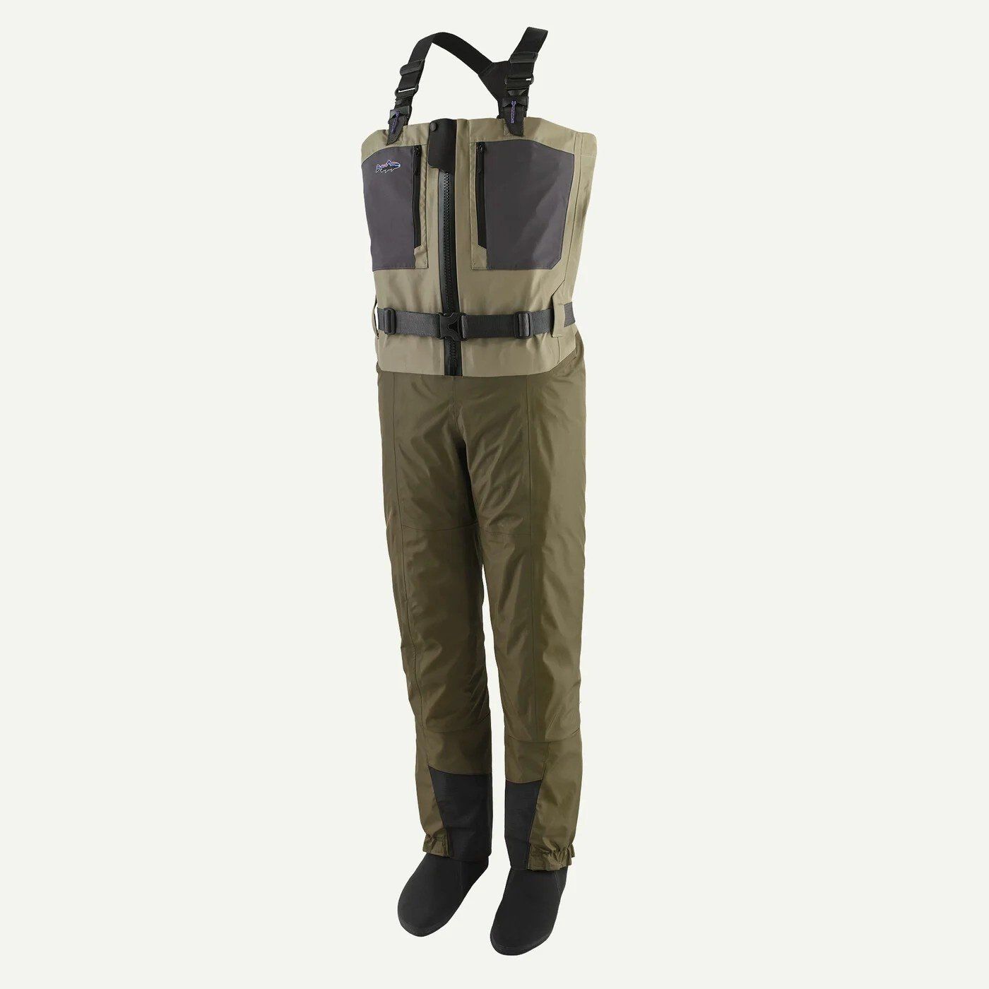 Patagonia Men's Swiftcurrent Traverse Sip Front Waders, Color: - River Rock Green, Size: - MRM