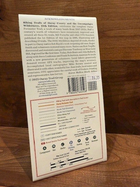 Hiking Trails of Ouray County & the Uncompahgre Wilderness 15th Edition