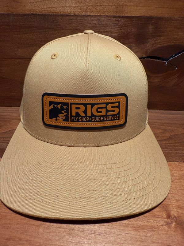 RIGS Debossed Leather Hat 255 - Biscuit