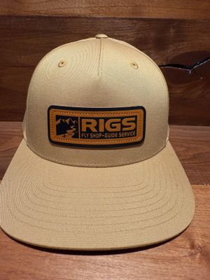 RIGS Debossed Leather Hat 255 - Biscuit