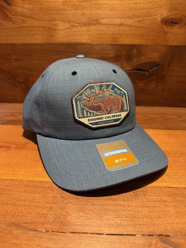 Underwood Elk - Ridgway Colorado Hat 931 - Koosah Mallard Blue